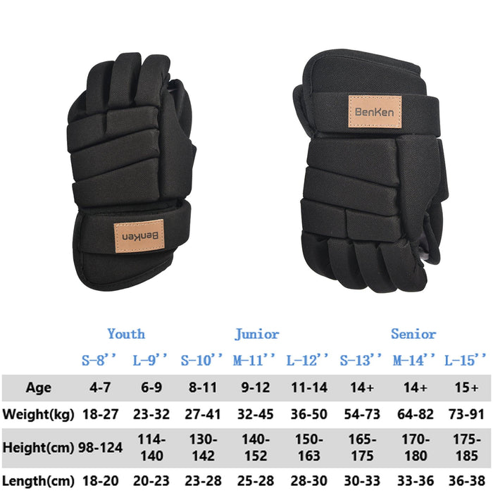 Hockey Protective Gloves for Youth - Benkensports