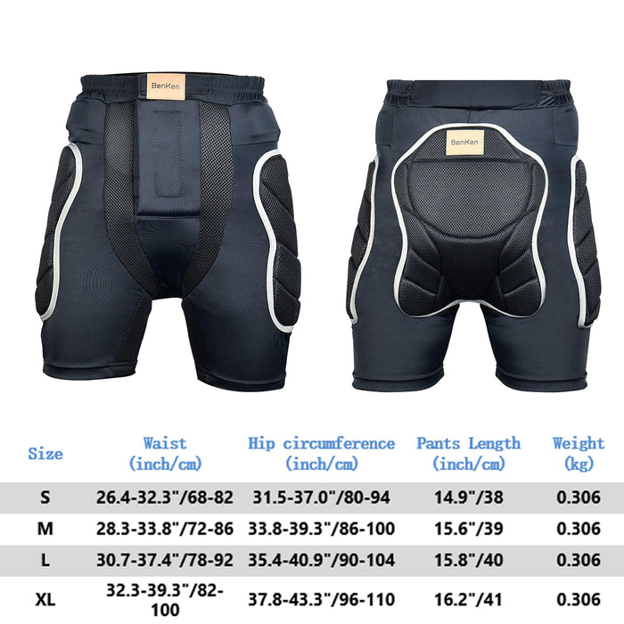 Sandwich Protective Padded Short Pants - Benkensports