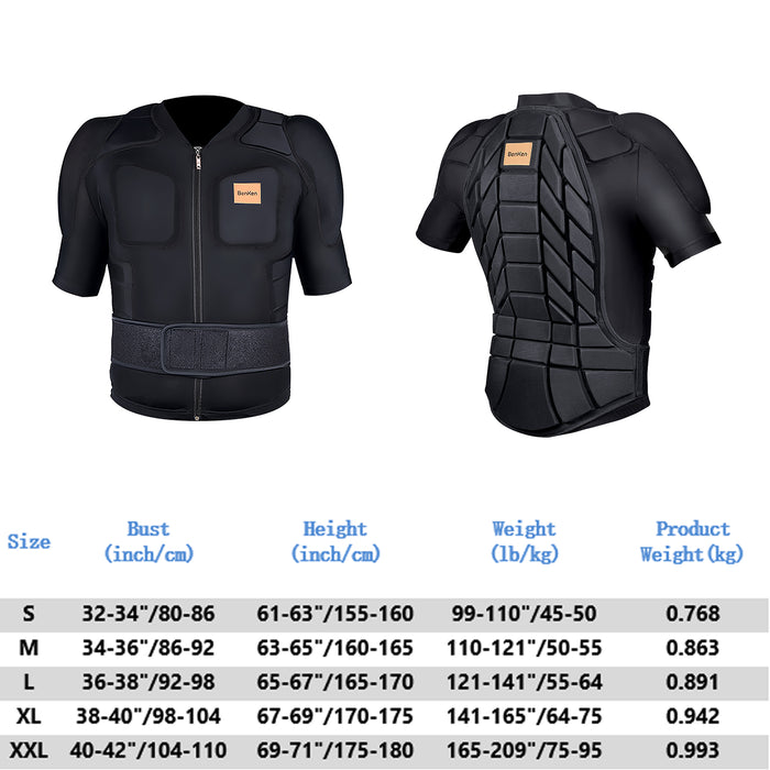 Body Protective Short Sleeve Armor-Benkensports